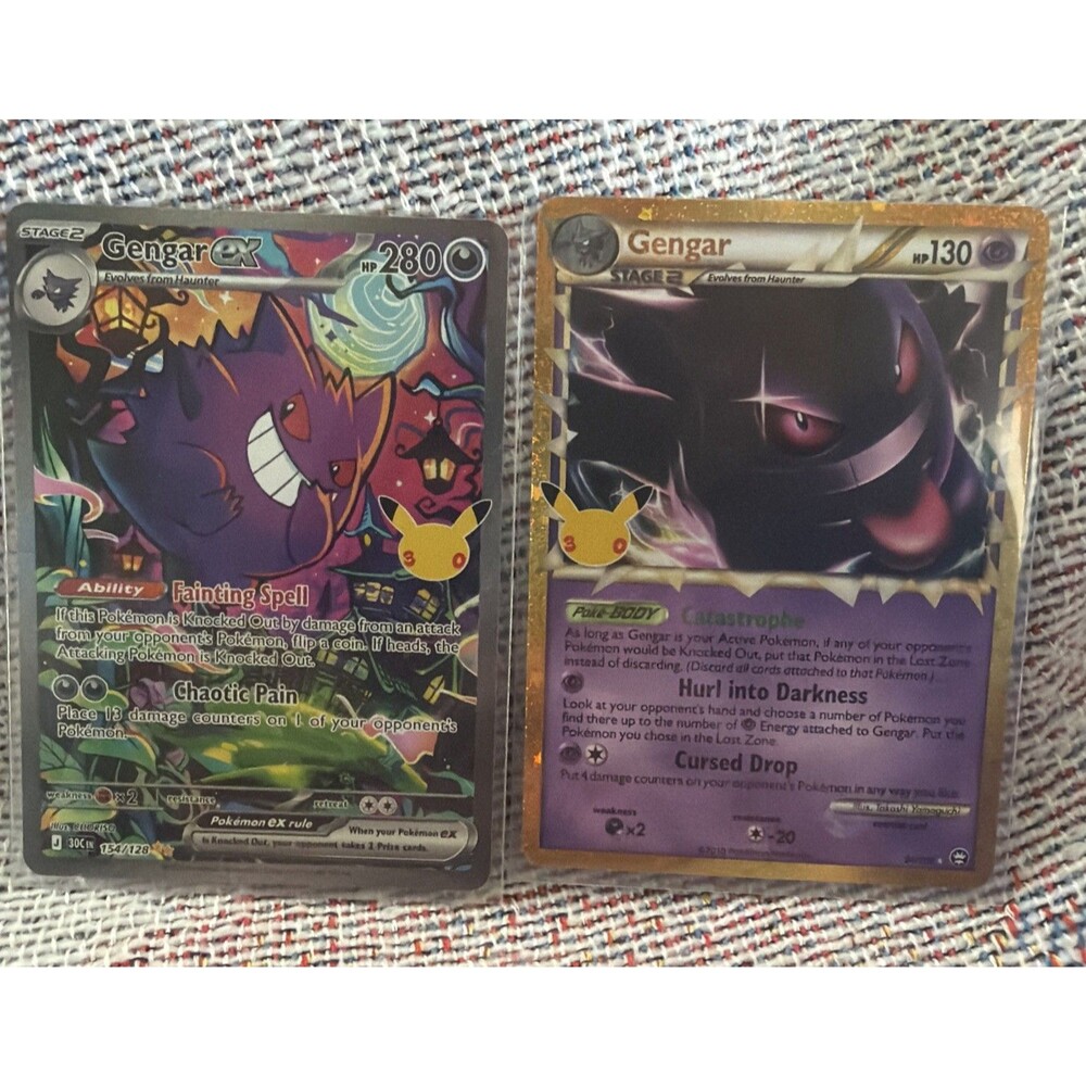 Gengar ex - 154/128 & Gengar (Prime) 30th Celebration Classic Collection (30C)